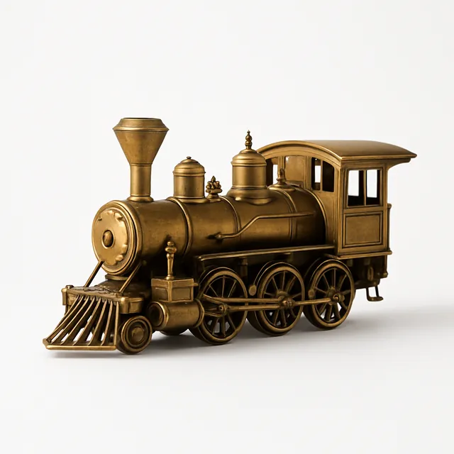 真鍮製の鉄道模型